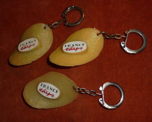 Porte clés pomme terre en - terre,