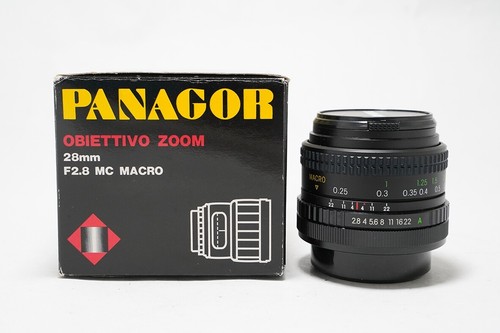 Objectif manuel panagor 28mm - objectif,