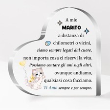 Plaque Acrylique Mari Coeur