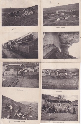 Lot old postcards - 4,