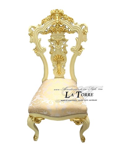 Chaise fauteuil style louis - chaise,