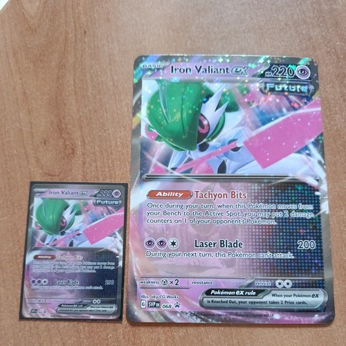 Carte pokemon iron valiant - carte,