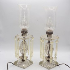 Paire De Lampe En Verre À