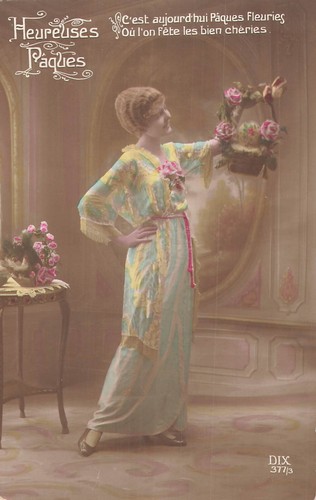 Happy easter woman - woman, elegant