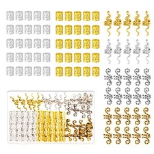 80pcs Bijoux de Cheveux Tresse