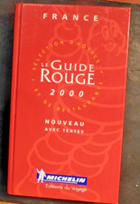 etat neuf NOUVEAU GUIDE ROUGE MICHELIN ANNEE 2000 (avec textes)