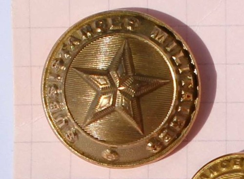 Officer uniform button - button,