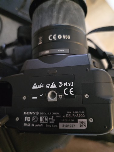 Sony dslr a200 - sony, reflex