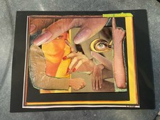 Art contemporain toile collage - contemporain,