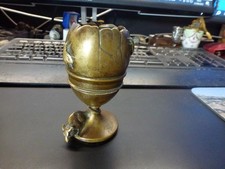 coquetier bronze animalier art nouveau,souris et mouches,H 8cm,P 204g