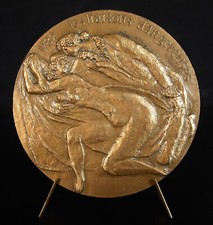 Médaille Pierre Choderlos de Laclos Les Liaisons dangereuses érotisme 1981 medal