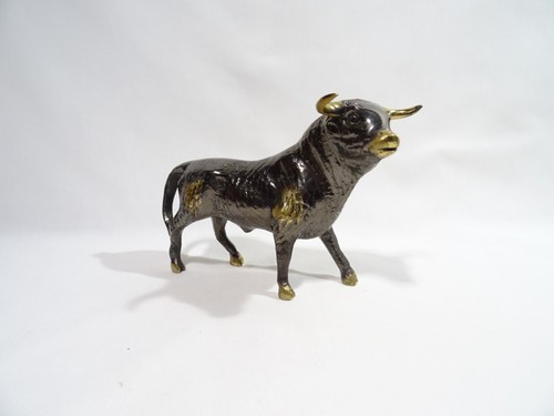 Taureau bronze statue - taureau, en
