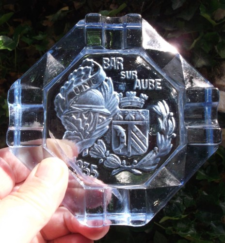 Cendrier ancien verre - ancien, union