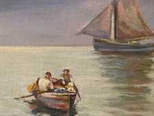 Belle peinture 1950 - peinture,