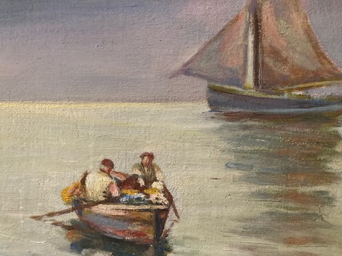 Belle peinture 1950 - belle,