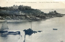 cpa Bretagne - Île de Bréhat - vue sur la pointe bec peranoan
