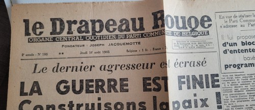 Journal belge drapeau - journal,