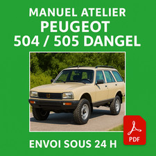 Manuel atelier peugeot 504 - manuel,