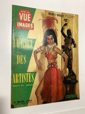Magazine Point de Vue 5/03/1953; Le gala des artistes/ Michèle Morgan