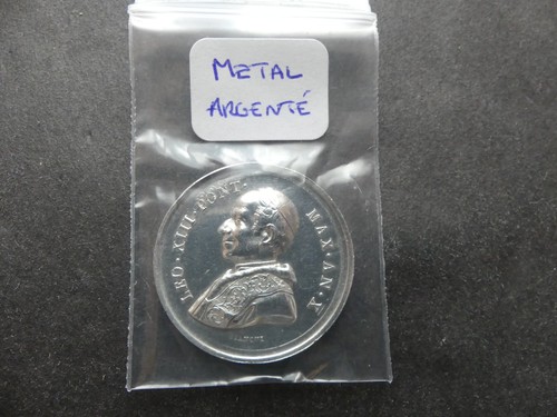 Medaille metal argente vatican - medaille,