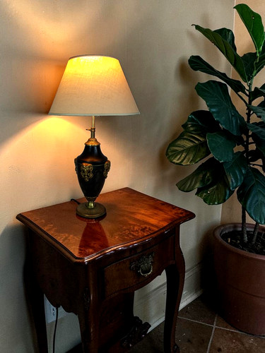 Ancienne lampe style louis xvi - ancienne,