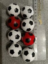 balle de babyfoot (x8) plastique bicolor plastique Ø30mm