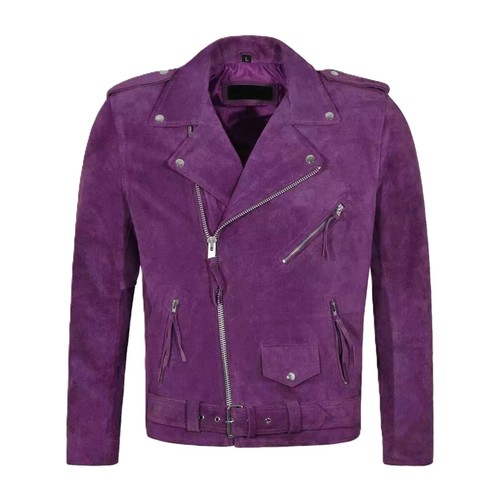 Blouson motard violet 100 - violet,