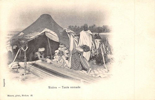 Cpa algerie biskra tente - algerie, /