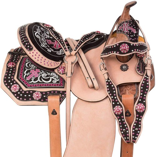 Western horse barrel saddle - western,