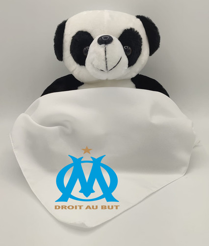 Peluche ours panda bandana om - ours,