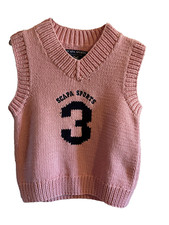 SCAPA SPORTS pull sans manches rose coton  taille s ou 36