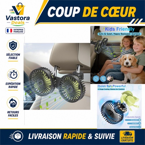 Ventilateur voiture qidoe - ventilateur,