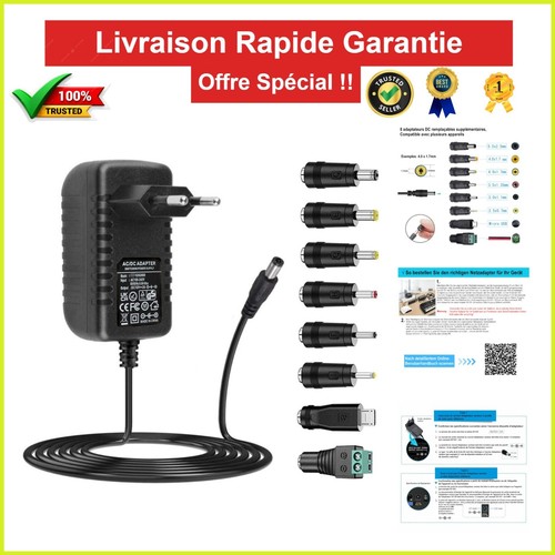 Adaptateur secteur 12v ac - secteur, 2a