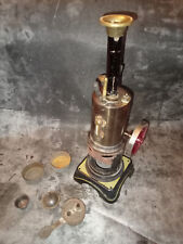 Jouet ancien MACHINE A VAPEUR BING avec brûleur, entonnoir & divers