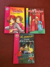 lot de 3 livres - witch 8 - Arnold et le roi des égouts - le chateau magique