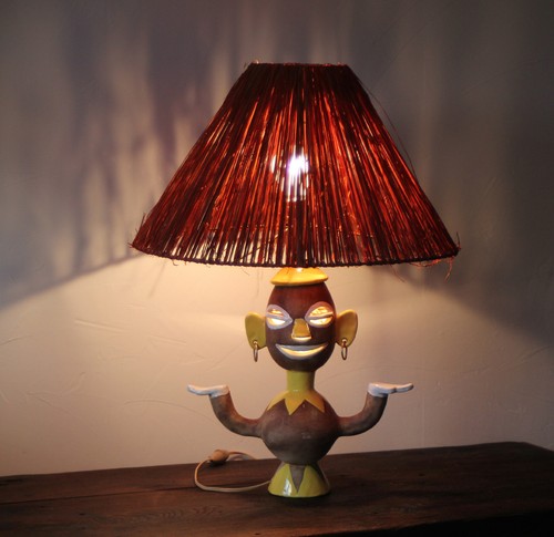 Superbe grande lampe terre - superbe,