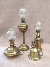 Lot de 4 lampes anciennes à