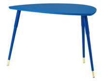 Table d'appoint IKEA LOVBACKEN, bleu, 77x39 cm, 30 5/16" x 15 23/64" NEUVE