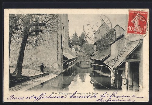 Cpa étampes lavoirs sur - Étampes,, la
