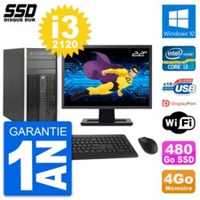 PC Tour HP 6300 CMT Ecran 22"