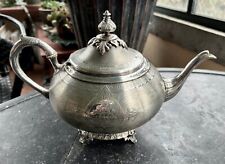 Elégante Théière 19e Métal