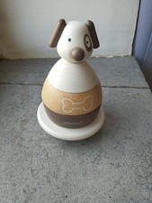Culbuto Chien en bois Janod