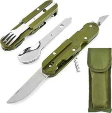 COUTEAU DE POCHE MULTIFONCTIONS BIVOUAC MILITAIRE SURVIE BIVOUAC CAMPING