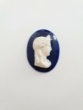 Médaillon camé emaux porcelaine limoges C tharaud 