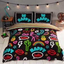 Be Happy Fluo Double Housse de