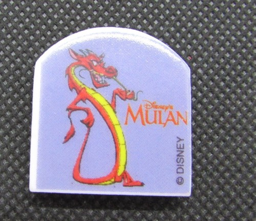 Fève plate série - plate, mulan