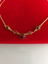 COLLIER PLAQUÉ OR 925 ET 3