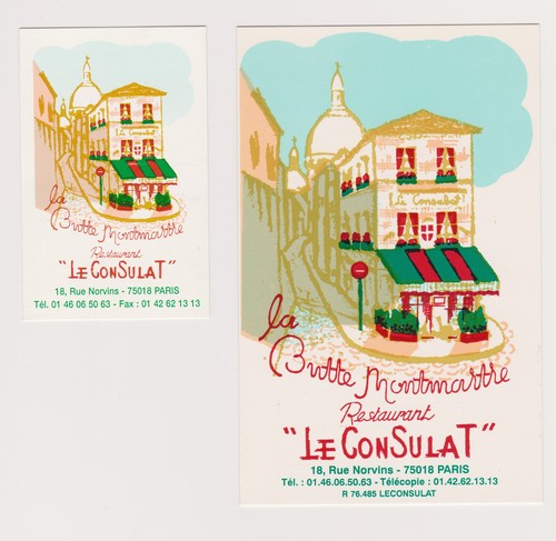 Cpa carte de visite - sa,