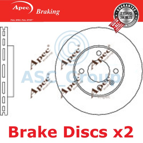 Apec braking 256mm ventilé - 2x,