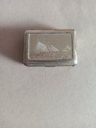 Ancien tampon encre monogramme